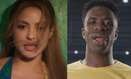 Vini Jr. aparece em clipe de Shakira