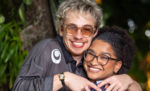 Juliano Floss e Milena
