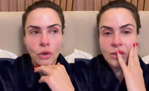 Ana Paula Renault chorou ao falar sobre o pai em briga com Huck