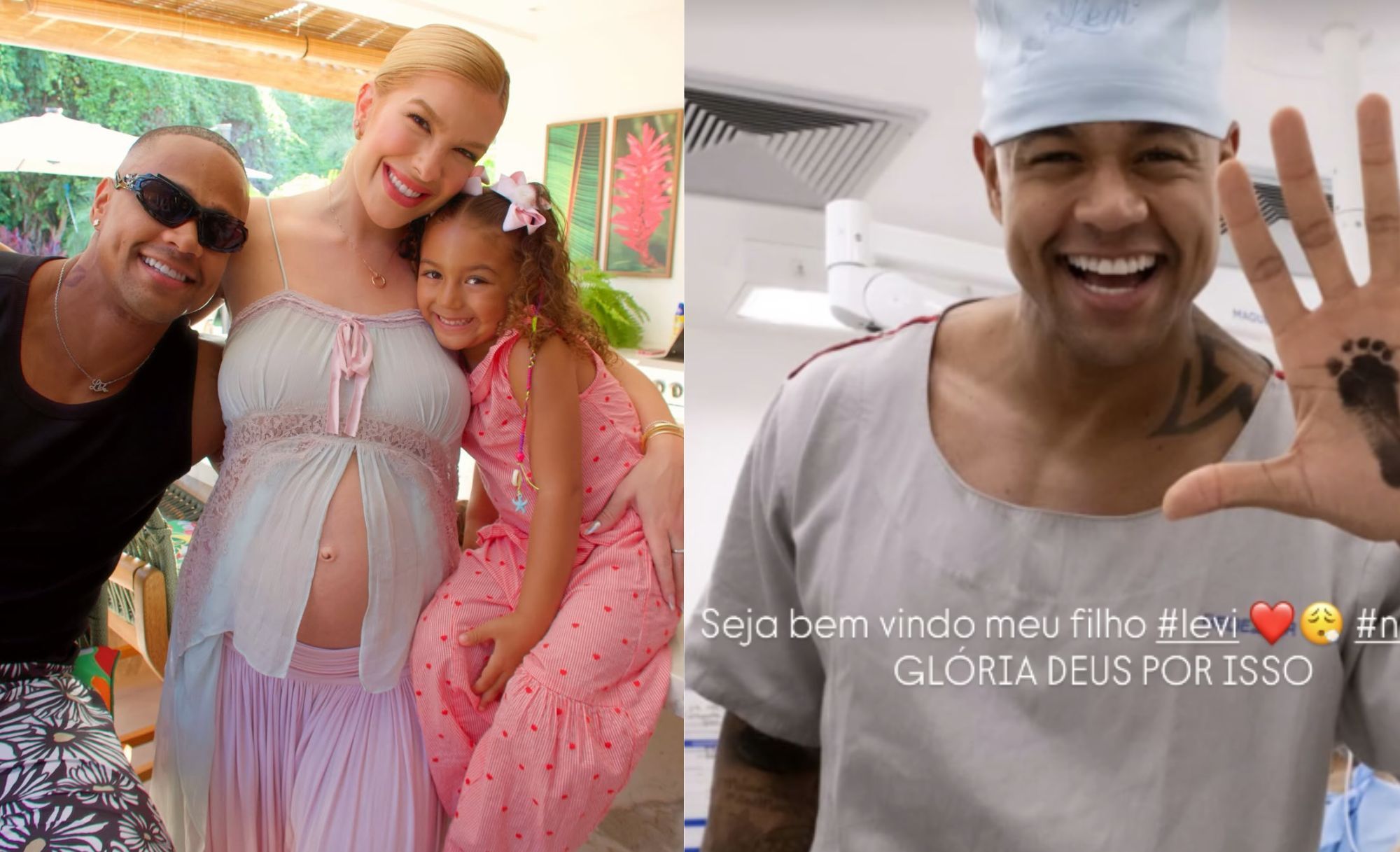 Nasce segundo filho de Léo Santana e Lore Improta: 'Veio para unir'