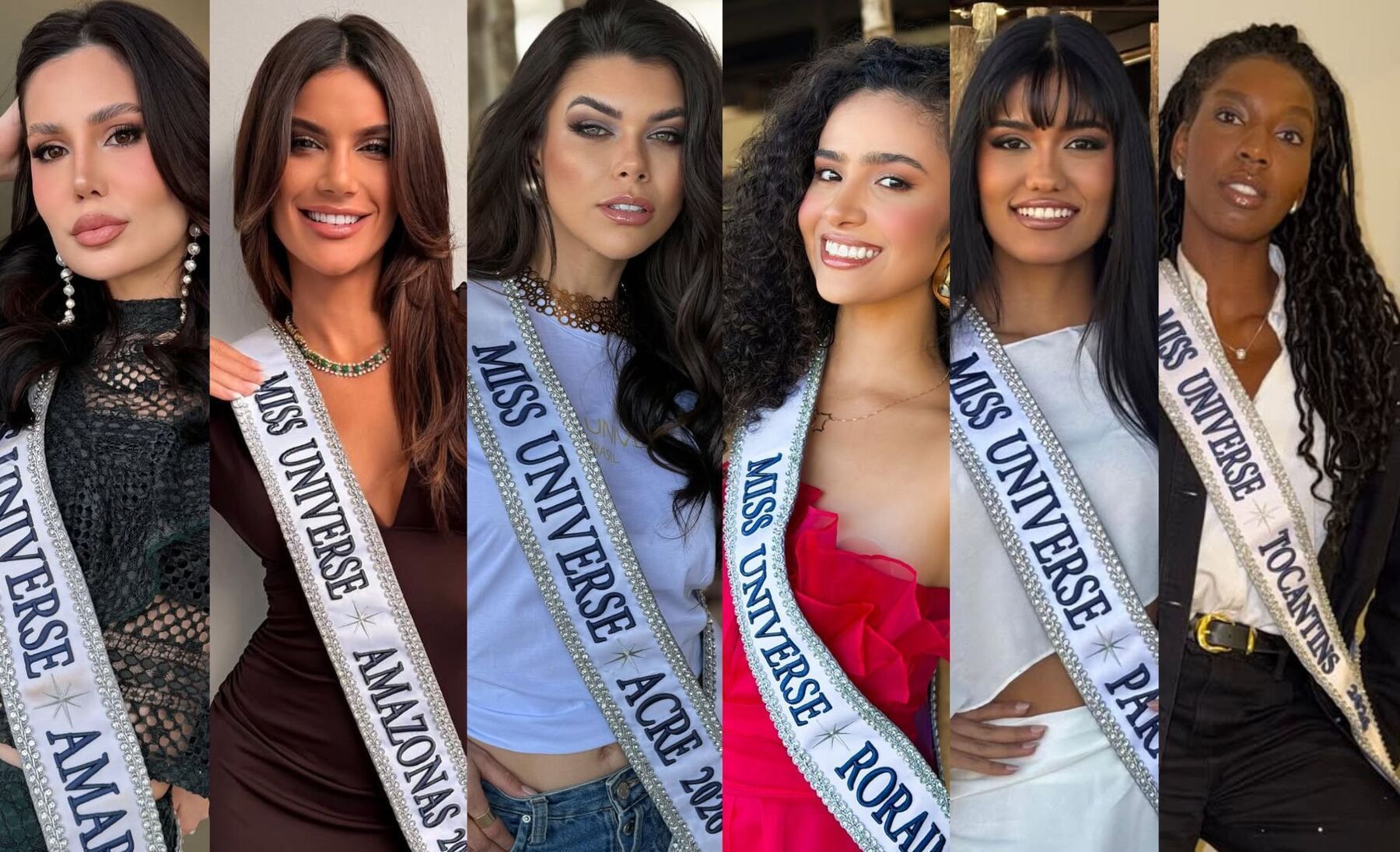 Miss Universe Brasil 2026: conheça as candidatas da região Norte