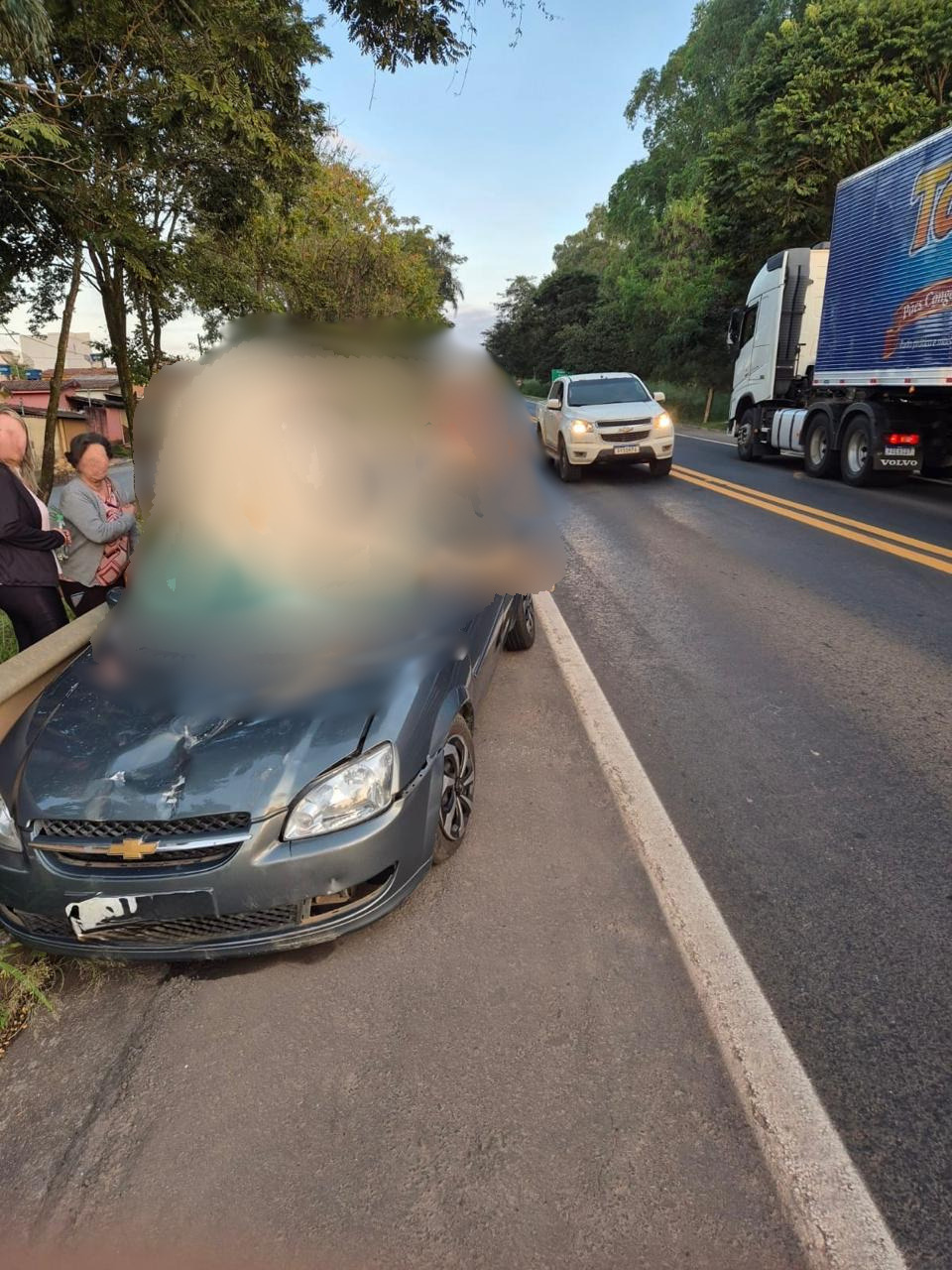 Acidente com cavalo na MG-050 deixa dois feridos em Pimenta