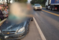 Acidente com cavalo na MG-050 deixa dois feridos em Pimenta