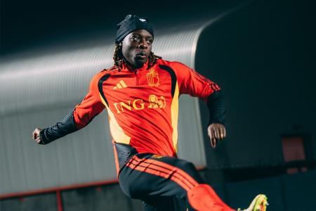 Jérémy Doku em atuação pela Seleção da Bélgica