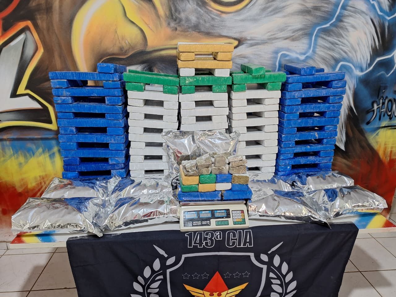 Operação resulta na apreensão de 350 quilos de maconha em Fabriciano