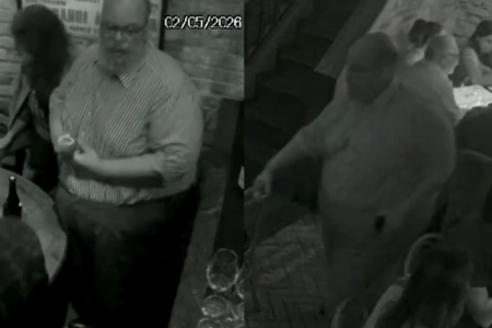 Câmeras flagraram Ed Motta durante confusão em restaurante no Rio de Janeiro • Reprodução