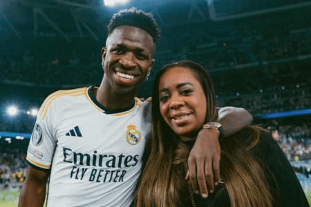 Vini Jr e mãe, Fernanda Cristina • Reprodução | Redes Sociais