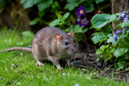 Evite ratos no sei jardim