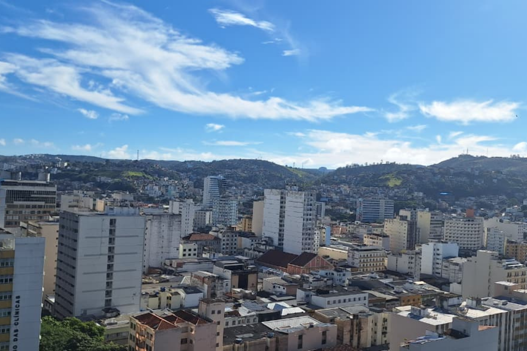 Tempo: passagem de frente fria deve atingir Zona da Mata e Vertentes