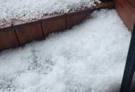 Granizo e rajadas de vento: forte chuva atinge Juiz de Fora e causa obstruções
