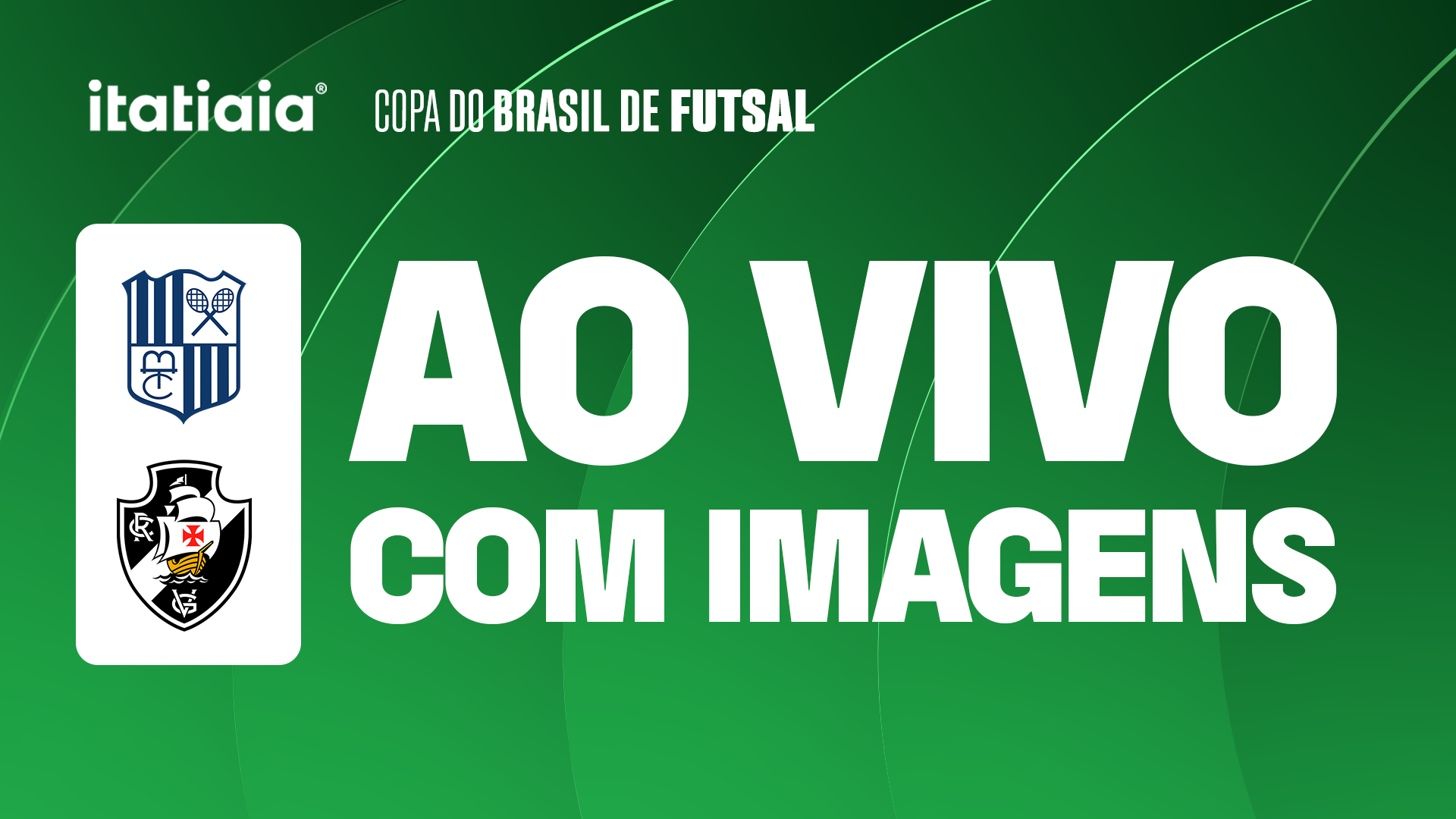 Minas x Vasco: assista, ao vivo e com imagens, à Copa do Brasil de Futsal