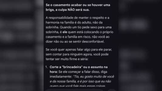 Família descobre abuso de menina após pedido de ajuda a IA; suspeito era noivo da tia
