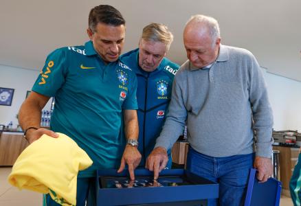 Felipão, Ancelotti e Caetano