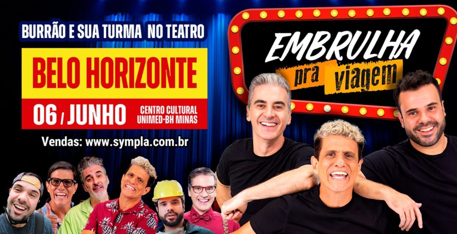 Fenômeno da internet: 'Embrulha Ao Vivo' retorna aos palcos de BH; saiba quando