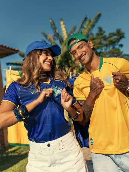 Camisas especiais da Volt para a Copa do Mundo