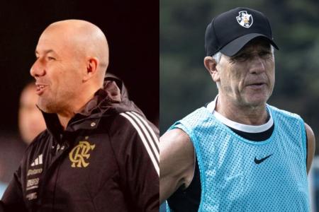 Flamengo x Vasco: Leonardo Jardim e Renato Gaúcho se enfrentam neste domingo