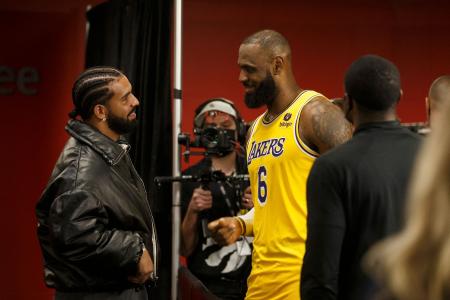 Drake e LeBron James aparecem juntos em 2022