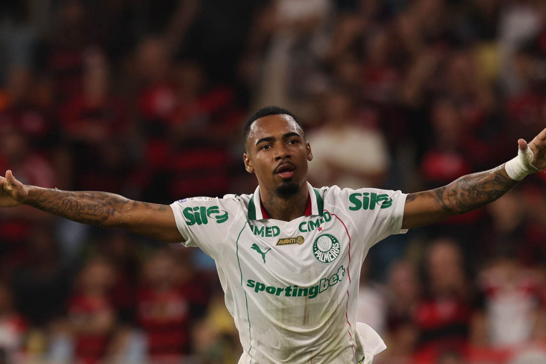 Allan revela câimbra ao fazer o segundo gol do Palmeiras sobre o Flamengo