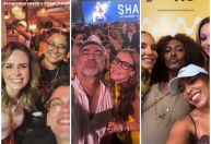 Famosos batem ponto no show de Shakira em Copacabana