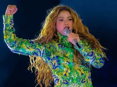 Shakira durante apresentação no "Todo Mundo no Rio"