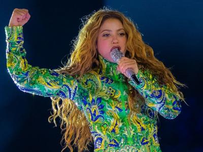 Shakira durante apresentação no "Todo Mundo no Rio"