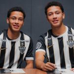 Atlético anuncia renovações de contratos de gêmeos da base