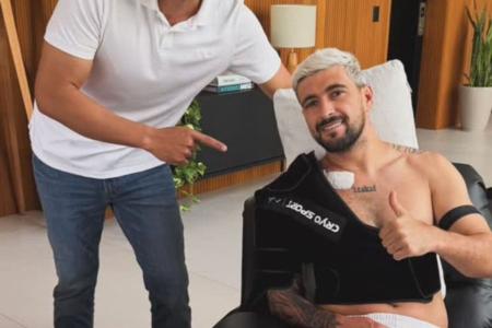 Arrascaeta inicia tratamento após cirurgia