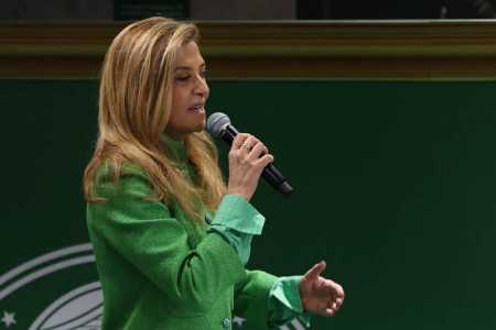 Leila Pereira, presidente do Palmeiras