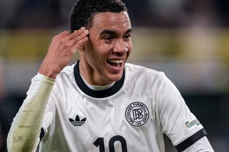 Jamal Musiala em atuação pela Seleção Alemã