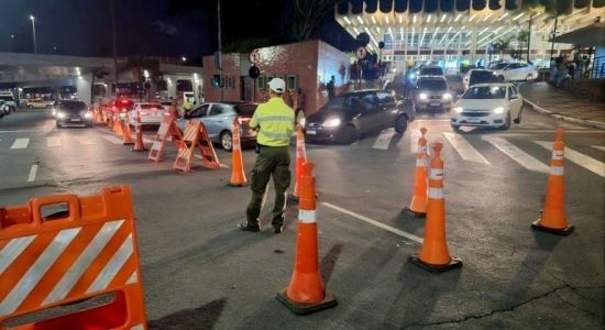 Operação de trânsito na Rodoviária de Belo Horizonte