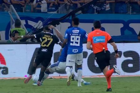 Alan Minda e Kaiki protagonizaram polêmica neste sábado (2), no Mineirão