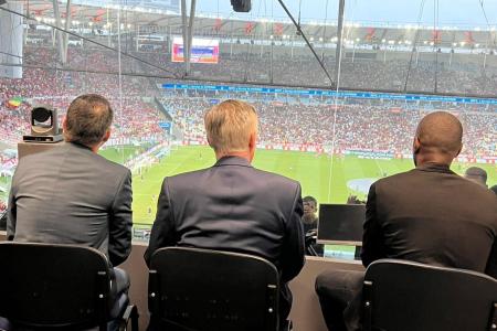 Carlo Ancelotti assiste Flamengo e Vasco no Maracanã • Divulgação/CBF