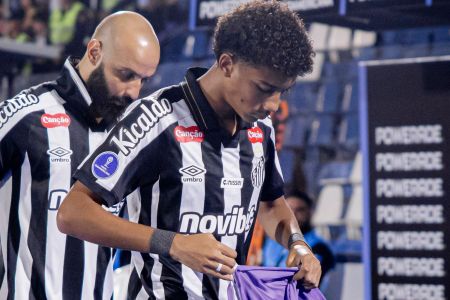 Robinho Jr., atacante do Santos