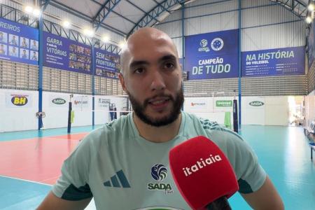 Matheus Brasília, levantador do Sada Cruzeiro em entrevista à Itatiaia