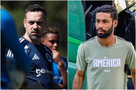 Jonas Urias, do Cruzeiro, e Jorge Victor, do América