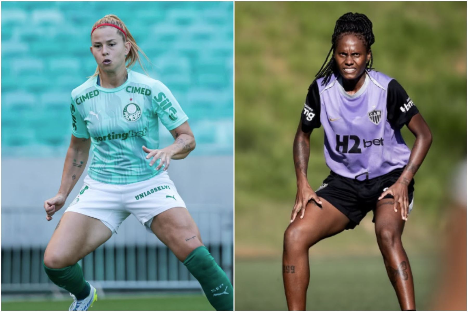 Atlético e Palmeiras se enfrentam em situações opostas no Brasileiro Feminino