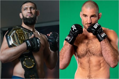 Khamzat Chimaev e Sean Strickland se enfrentarão neste sábado (9), no UFC 328