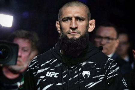 Khamzat Chimaev, campeão dos pesos médios do UFC