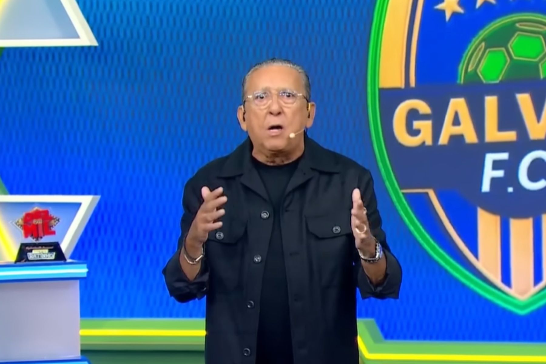 Galvão Bueno reage à virada do Cruzeiro sobre o Bahia e faz constatação