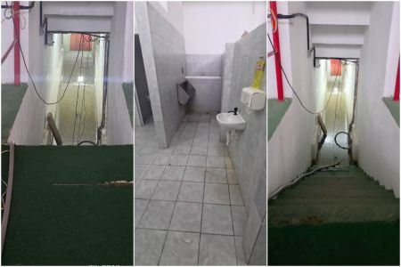 Vestiário dos Aflitos antes de Náutico x América pela Série B