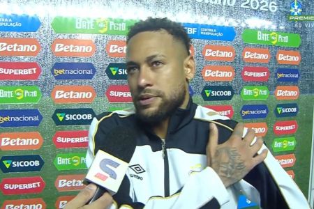 Neymar em entrevista pós vitória sobre o RB Bragantino