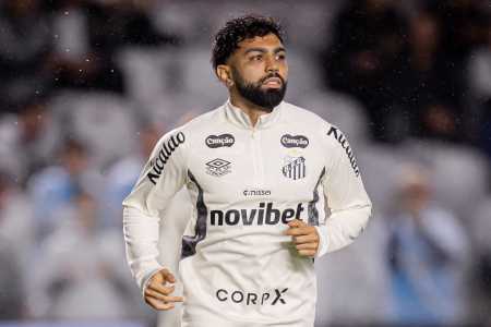 Gabigol, atacante do Santos
