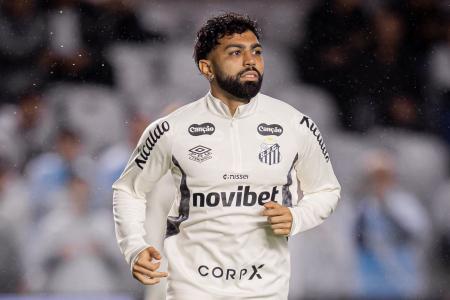 Gabigol, atacante do Santos