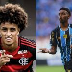 Clube europeu mira joias de Flamengo e Grêmio no mercado de transferências, diz jornal