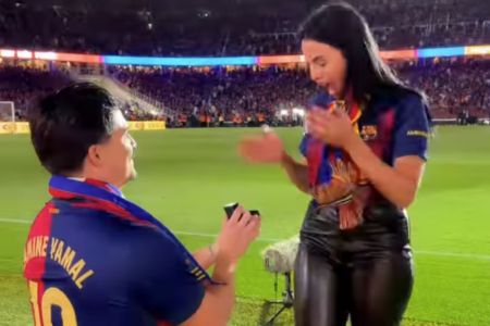 Pedido de casamento feito pelo torcedor blaugrana