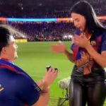 Pedido de casamento marca título do Barcelona sobre o Real Madrid no Camp Nou