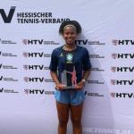 Promessa do tênis brasileiro, Victória Barros conquista maior título da carreira