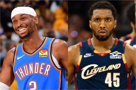 Shai Gilgeous-Alexander e Donovan Mitchell brilharam nesta segunda-feira (11), na NBA