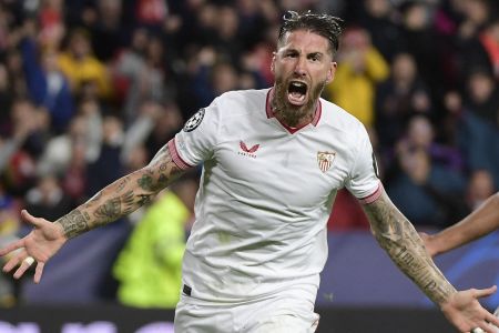 Sérgio Ramos em ação pelo Sevilla