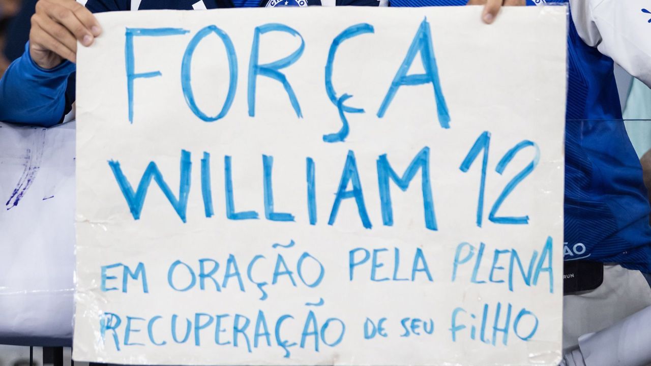 Torcida do Cruzeiro une forças em apoio a William em momento delicado